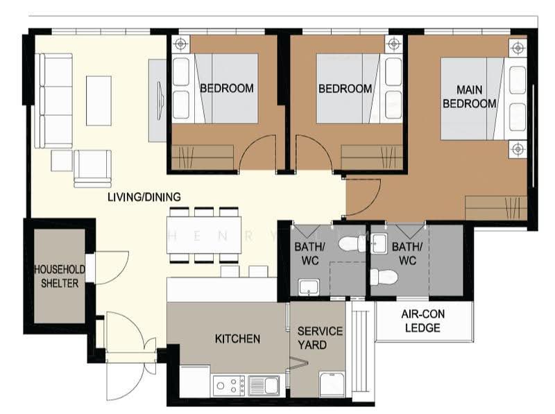618A Tampines Street 61, 618A Tampines Street 61, Pasir Ris / Tampines, 3 Bedrooms, 1,001 sqft, HDB Flat For Rent, by Henry Lim, 500297528 - PropertyGuru.com.sg