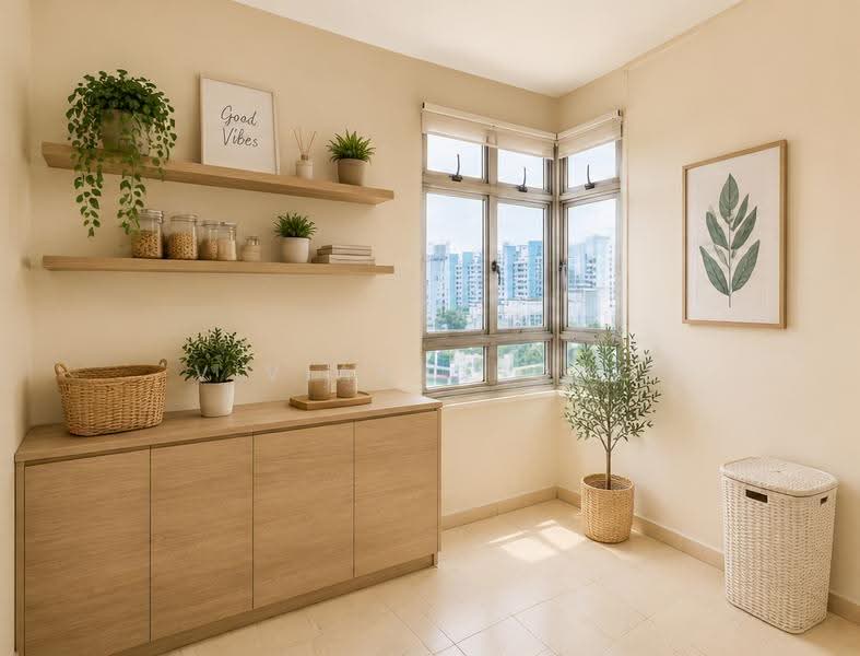 13 Marine Terrace, 13 Marine Terrace, East Coast / Marine Parade, 3 Bedrooms, 1,356 sqft, HDB Flat For Sale, by Vivian Chong, 500297534 - Utility room with furnishing - PropertyGuru.com.sg