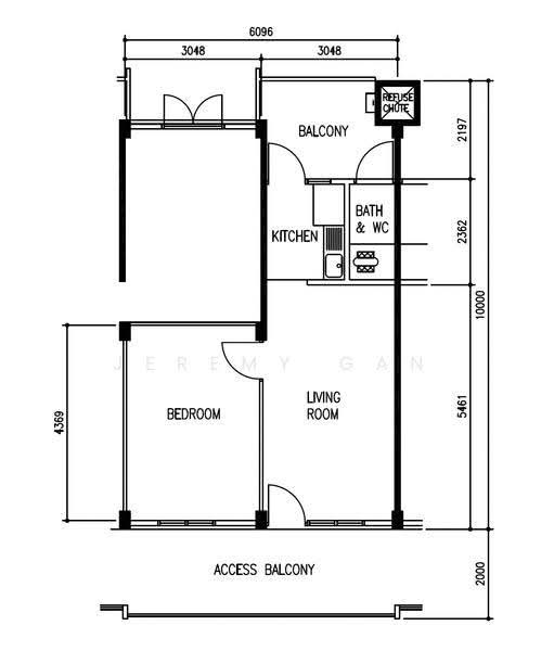 6 Beach Road, 6 Beach Road, Beach Road / Bugis / Rochor, 1 Bedroom, 452 sqft, HDB Flat For Sale, by Jeremy Gan, 500297579 - PropertyGuru.com.sg
