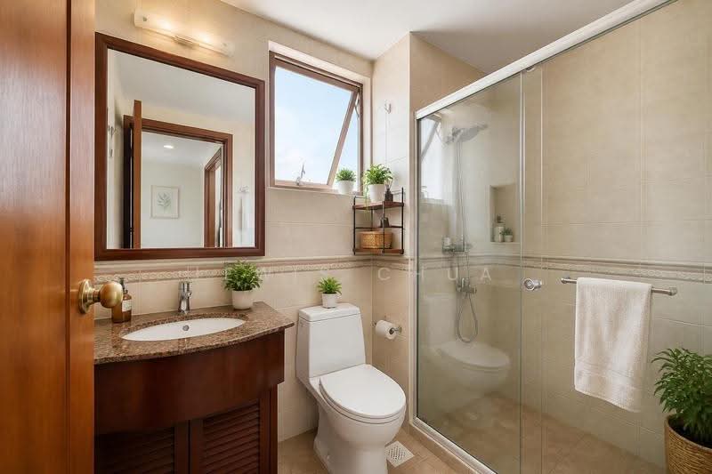 The Rivervale, 1 Rivervale Link, Hougang / Punggol / Sengkang, 3 Bedrooms, 1,335 sqft, Condominium For Sale, by Lewis Chua, 500297665 - Bathroom - PropertyGuru.com.sg