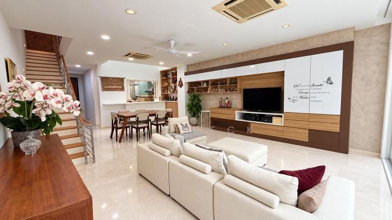 Freehold, Walk to MRT! Newer facade, Macpherson / Potong Pasir, 5 Bedrooms, 3,500 sqft, Terraced House For Sale, by JAY PECK, 500297681 - Living Room - PropertyGuru.com.sg
