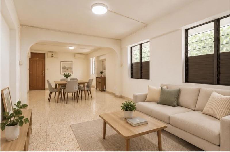 103 Henderson Crescent, 103 Henderson Crescent, Alexandra / Commonwealth, 3 Bedrooms, 796 sqft, HDB Flat For Sale, by Bella Qu, 500297699 - Living Room - PropertyGuru.com.sg