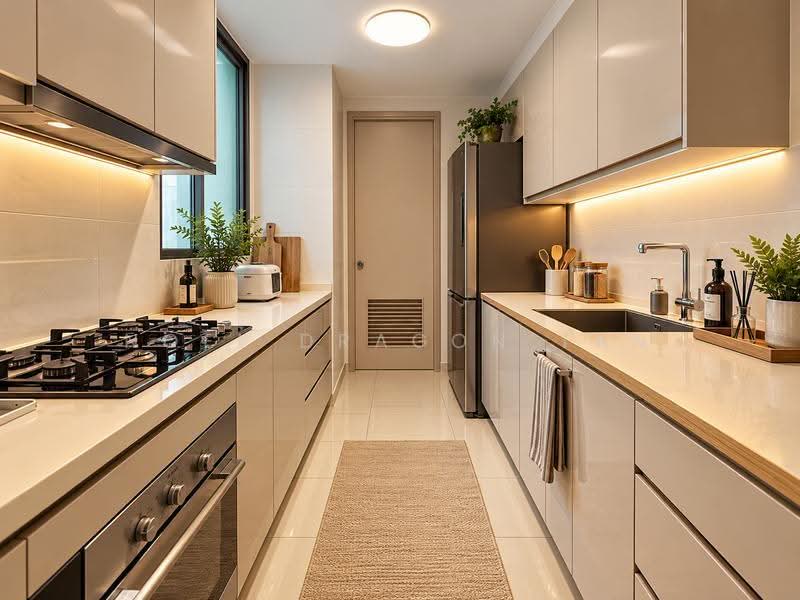 Optima @ Tanah Merah, 80 Tanah Merah Kechil Avenue, Bedok / Upper East Coast, 3 Bedrooms, 1,959 sqft, Apartment For Sale, by Noel DRAGON Tan, 500297700 - Kitchen - PropertyGuru.com.sg