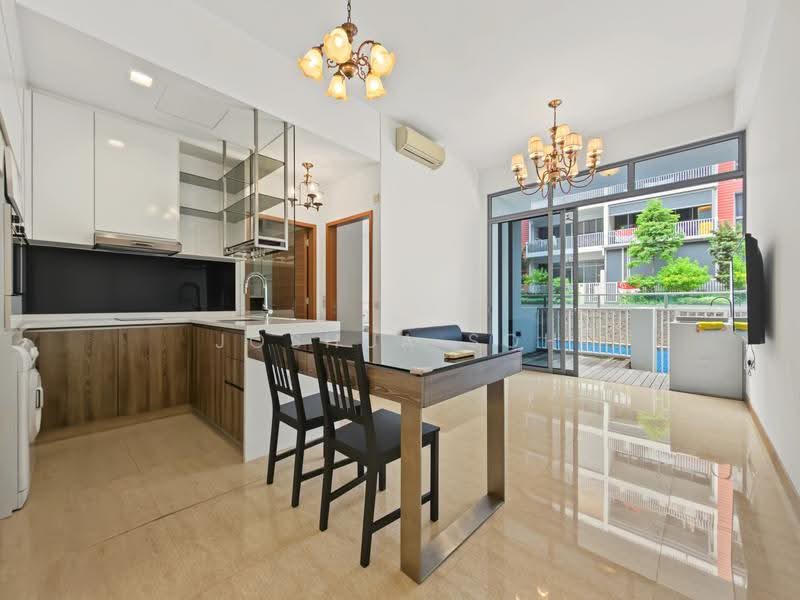 Woodhaven, 77 Woodgrove Avenue, Admiralty / Woodlands, 1 Bedroom, 646 sqft, Condominium For Sale, by Joshua Soh, 500297880 - Kitchen Living - PropertyGuru.com.sg