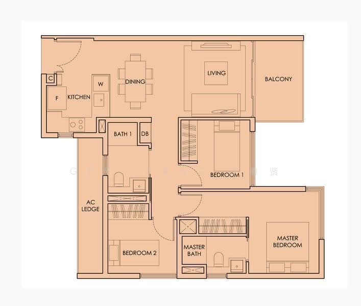 Highline Residences, 7 Kim Tian Road, Alexandra / Commonwealth, 3 Bedrooms, 904 sqft, Condominium For Rent, by Geri Pang 冯惠贤, 500298021 - PropertyGuru.com.sg