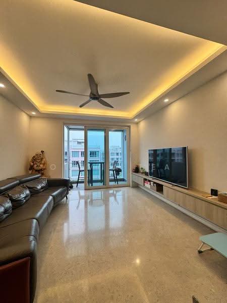 Ferraria Park Condo, 8 Flora Drive, Changi Airport / Changi Village, 3 Bedrooms, 1,711 sqft, Condominium For Sale, by Olivia Tea, 500298244 - Living Room - PropertyGuru.com.sg