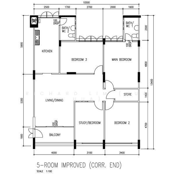 651 Yishun Avenue 4, 651 Yishun Avenue 4, Sembawang / Yishun, 3 Bedrooms, 1,302 sqft, HDB Flat For Sale, by Richard Lim (Hua Hua), 500298290 - PropertyGuru.com.sg