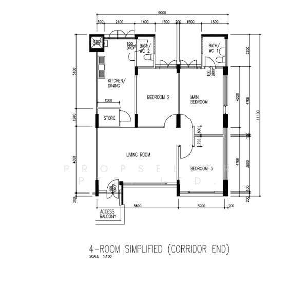 693 Hougang Street 61, 693 Hougang Street 61, Hougang / Punggol / Sengkang, 3 Bedrooms, 958 sqft, HDB Flat For Sale, by PROPSELLER PTE. LTD., 500298322 - PropertyGuru.com.sg