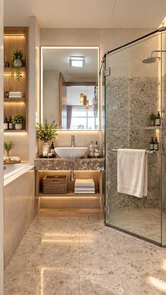 Grosvenor View, 1 Lengkong Empat, Eunos / Geylang / Paya Lebar, 1 Bedroom, 1,292 sqft, Condominium For Sale, by Iyan Goh, 500298361 - Bathroom - PropertyGuru.com.sg