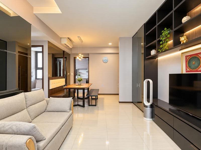 Bellewoods, 100 Woodlands Avenue 5, Admiralty / Woodlands, 2 Bedrooms, 786 sqft, Condominium For Sale, by Joshua Soh, 500298374 - Living Room - PropertyGuru.com.sg