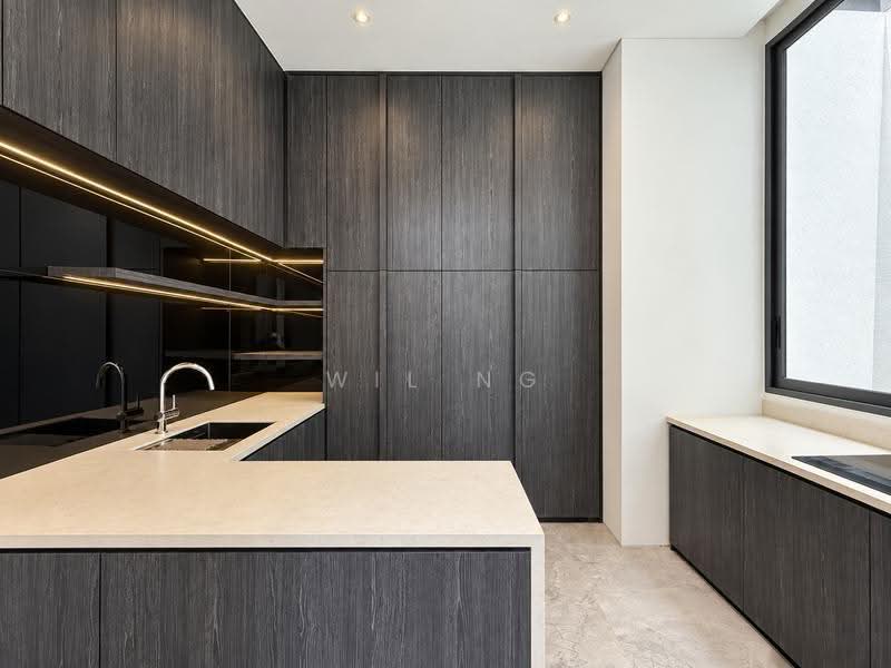 Brand New 3-Storey FH Detached W Basement | 7+1 B’rms | Gym, Steam Rm, Pool & Lift, Holland/ Mt Sinai/ Grove Dr/ Jln Kebaya, Tanglin / Holland / Bukit Timah, 7 Bedrooms, 10,200 sqft, Detached House For Sale, by Wil Ng, 500298590 - Kitchen - PropertyGuru.com.sg