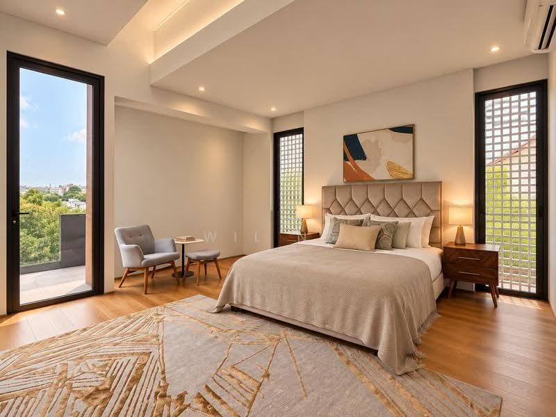 Brand New 3-Storey FH Detached W Basement | 7+1 B’rms | Gym, Steam Rm, Pool & Lift, Holland/ Mt Sinai/ Grove Dr/ Jln Kebaya, Tanglin / Holland / Bukit Timah, 7 Bedrooms, 10,200 sqft, Detached House For Sale, by Wil Ng, 500298590 - Bedroom - PropertyGuru.com.sg