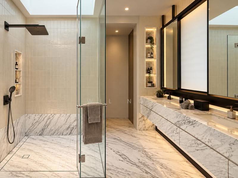 Brand New 3-Storey FH Detached W Basement | 7+1 B’rms | Gym, Steam Rm, Pool & Lift, Holland/ Mt Sinai/ Grove Dr/ Jln Kebaya, Tanglin / Holland / Bukit Timah, 7 Bedrooms, 10,200 sqft, Detached House For Sale, by Wil Ng, 500298590 - Bathroom - PropertyGuru.com.sg