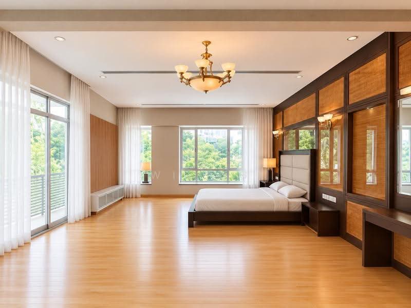 Tanglin Hill GCB Framed By Greenery & City Skyline, Tanglin Hill/ Chatsworth/ Ridley Park/ Jervois, Tanglin / Holland / Bukit Timah, 6 Bedrooms, 8,000 sqft, Good Class Bungalow For Sale, by Wil Ng, 500298614 - Bedroom - PropertyGuru.com.sg