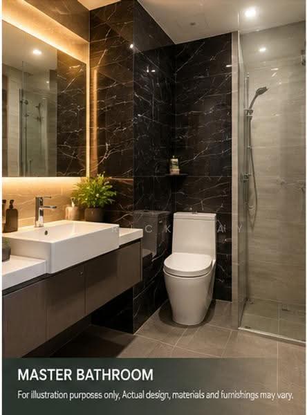Riverbank at Fernvale, Sengkang West Way/Fernvale, Seletar / Yio Chu Kang, 2 Bedrooms, 710 sqft, Condominium For Rent, by Patrick Tay, 500298734 - Bathroom - PropertyGuru.com.sg