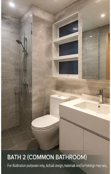 Riverbank at Fernvale, Sengkang West Way/Fernvale, Seletar / Yio Chu Kang, 2 Bedrooms, 710 sqft, Condominium For Rent, by Patrick Tay, 500298734 - Bathroom - PropertyGuru.com.sg