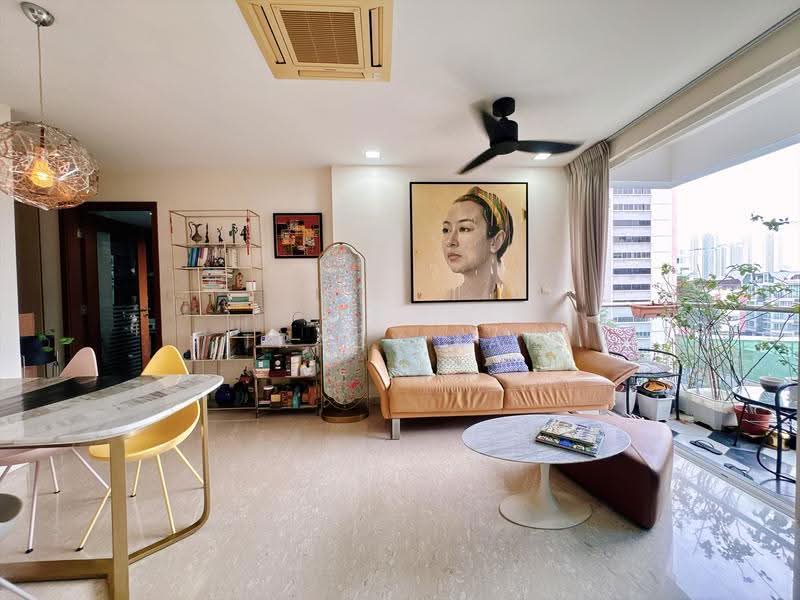 Pristine Heights, 77 Mergui Road, Farrer Park / Serangoon Rd, 3 Bedrooms, 850 sqft, Apartment For Rent, by Tracy Lai, 500298809 - Living Room - PropertyGuru.com.sg