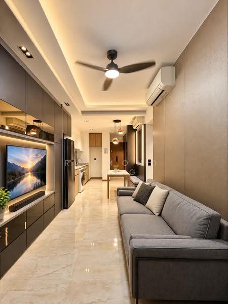 Kingsford Waterbay, 78 Upper Serangoon View, Hougang / Punggol / Sengkang, 2 Bedrooms, 678 sqft, Condominium For Rent, by Raymond Tung, 500298839 - Living Room - PropertyGuru.com.sg