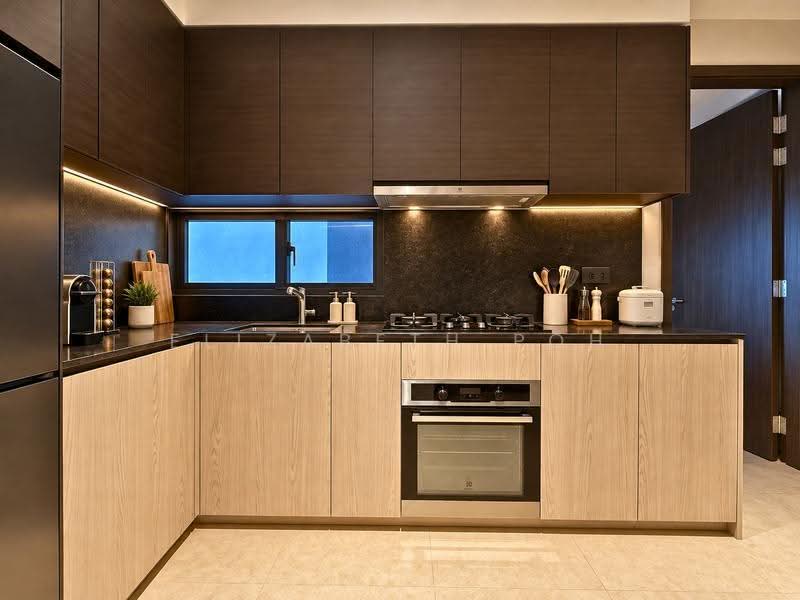 Parc Clematis, 6A Jalan Lempeng, Buona Vista / West Coast / Clementi New Town, 3 Bedrooms, 1,249 sqft, Condominium For Sale, by Elizabeth Poh, 500298841 - Kitchen - PropertyGuru.com.sg