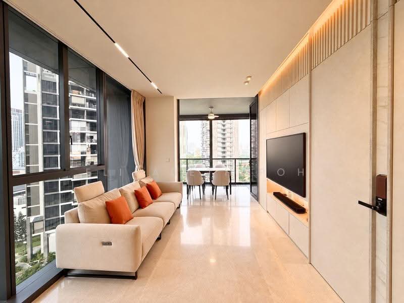 Parc Clematis, 6A Jalan Lempeng, Buona Vista / West Coast / Clementi New Town, 3 Bedrooms, 1,249 sqft, Condominium For Sale, by Elizabeth Poh, 500298841 - Living Room - PropertyGuru.com.sg