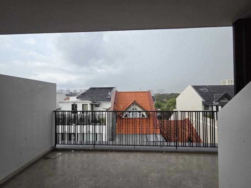 Brand New Terrace / Opera Estate / TOP Obtained !, Swan Lake Ave/ Metropole Dr/ Norma Terr / Rienzi St, East Coast / Marine Parade, 5 Bedrooms, 4,200 sqft, Terraced House For Sale, by Jocelyn Tan, 500298849 - Balcony - PropertyGuru.com.sg