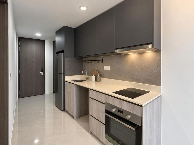 Riverfront Residences, 45 Hougang Avenue 7, Hougang / Punggol / Sengkang, 1 Bedroom, 463 sqft, Condominium For Rent, by VK Wong, 500298853 - Kitchen - PropertyGuru.com.sg