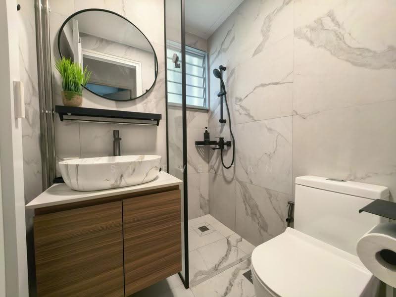 Azalea Park Condo, 2 Flora Road, Changi Airport / Changi Village, 3 Bedrooms, 900 sqft, Condominium For Rent, by Steeve Tan, 500299087 - Bathroom - PropertyGuru.com.sg