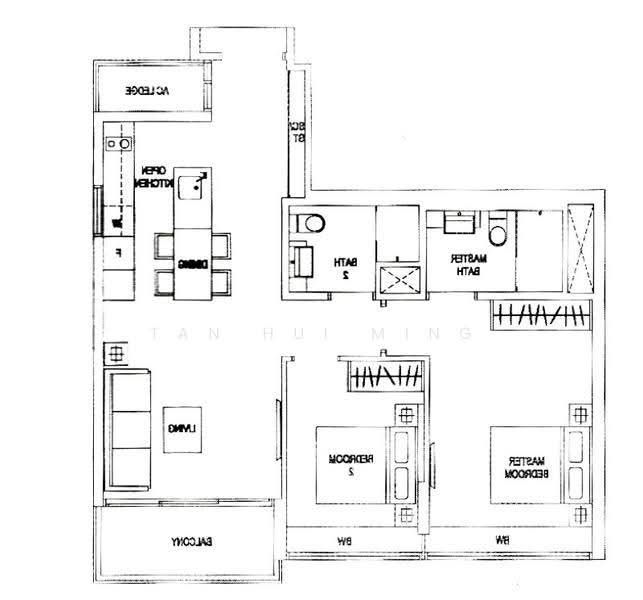 Waterfront Gold, 752 Bedok Reservoir Road, Bedok / Upper East Coast, 2 Bedrooms, 872 sqft, Condominium For Rent, by Tan Hui Ming, 500299360 - PropertyGuru.com.sg