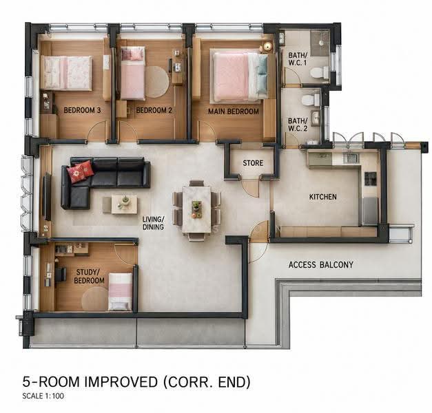 822 Jurong West Street 81, 822 Jurong West Street 81, Boon Lay / Jurong / Tuas, 4 Bedrooms, 1,389 sqft, HDB Flat For Sale, by Dan Soon, 500299879 - PropertyGuru.com.sg