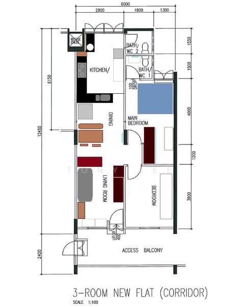 535 Ang Mo Kio Avenue 5, 535 Ang Mo Kio Avenue 5, Ang Mo Kio / Bishan / Thomson, 2 Bedrooms, 721 sqft, HDB Flat For Sale, by Tony Lee, 500300034 - PropertyGuru.com.sg