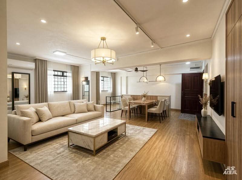 472 Sembawang Drive, 472 Sembawang Drive, Sembawang / Yishun, 4 Bedrooms, 1,399 sqft, HDB Flat For Sale, by Sammy Song, 500300327 - Living Room - PropertyGuru.com.sg