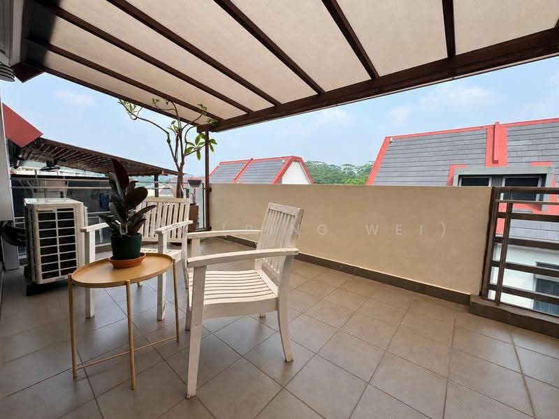 Estrivillas, Jalan Lim Tai See, Tanglin / Holland / Bukit Timah, 5 Bedrooms, 5,414 sqft, Cluster House For Sale, by Hugo (Ping Wei) Xu, 500300362 - Covered Terrace - PropertyGuru.com.sg