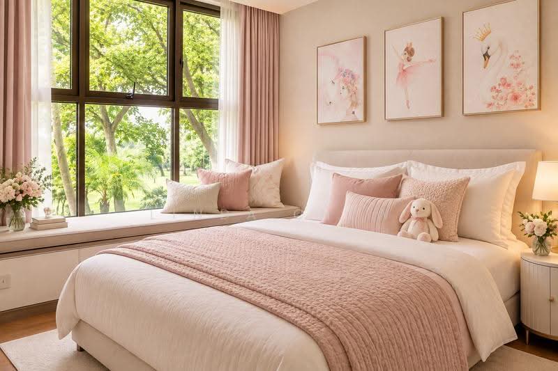 Eleven @ Holland, 11 Holland Link, Tanglin / Holland / Bukit Timah, 6 Bedrooms, 4,338 sqft, Cluster House For Sale, by Linda Chow, 500300827 - Girl Common Bedroom - PropertyGuru.com.sg