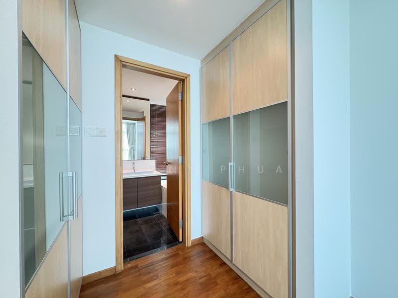 Master Bedroom walk-through wardrobe