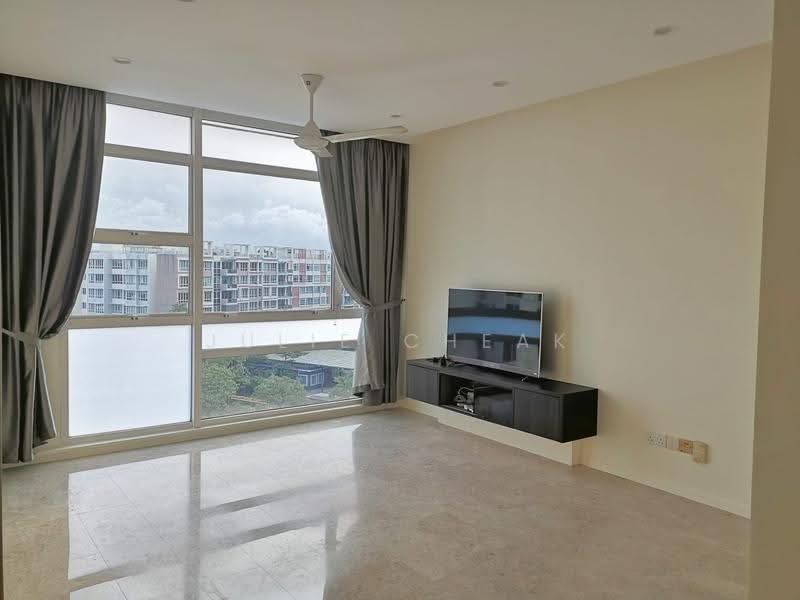 Dahlia Park Condo, 7 Flora Drive, Changi Airport / Changi Village, 2 Bedrooms, 1,066 sqft, Condominium For Rent, by Julie Cheak, 500303612 - Living Room - PropertyGuru.com.sg