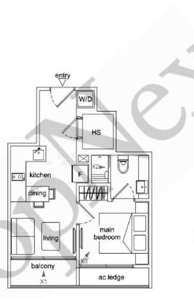 Opal Suites, 1 Opal Crescent, Balestier / Toa Payoh, 1 Bedroom, 398 sqft, Condominium For Rent, by Esther Wang 王芝茵, 500303744 - PropertyGuru.com.sg