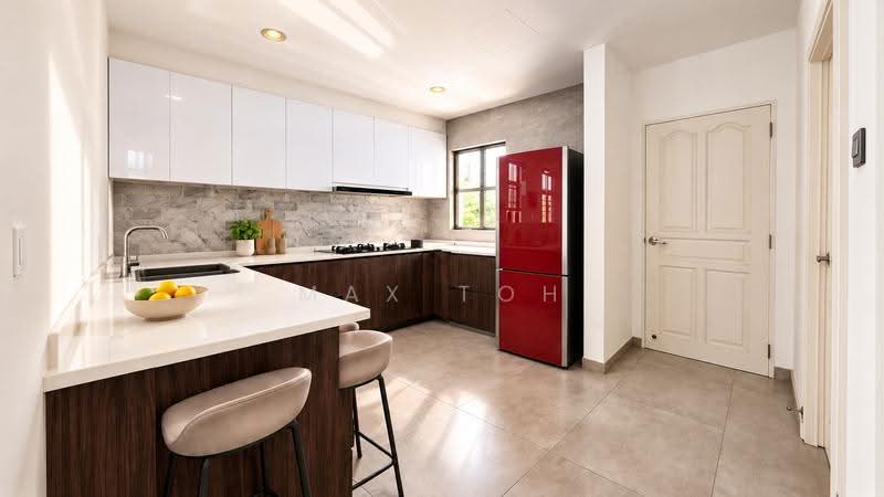 **LANDED7772** @ D19 WELL KEPT CORNER TERRACE WALK TO NEX SERANGOON MRT, Near NEX Serangoon MRT, Hougang / Punggol / Sengkang, 4 Bedrooms, 2,500 sqft, Corner Terrace For Sale, by Max Toh, 500304253 - Kitchen - PropertyGuru.com.sg