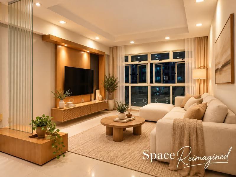 202B Punggol Field, 202B Punggol Field, Hougang / Punggol / Sengkang, 3 Bedrooms, 1,184 sqft, HDB Flat For Sale, by Joanne Loke, 500304329 - Living Room - PropertyGuru.com.sg