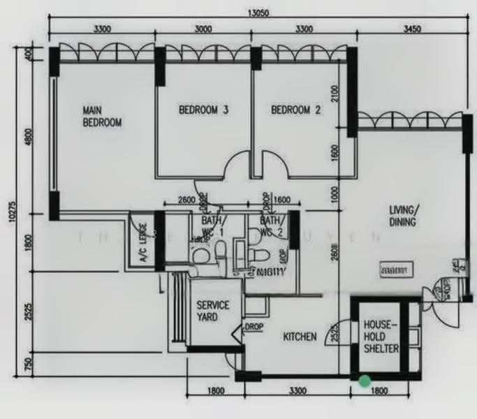 221B Bedok Central, 221B Bedok Central, Bedok / Upper East Coast, 3 Bedrooms, 1,044 sqft, HDB Flat For Rent, by Theresa Nguyen, 500304959 - Master Bedroom - PropertyGuru.com.sg