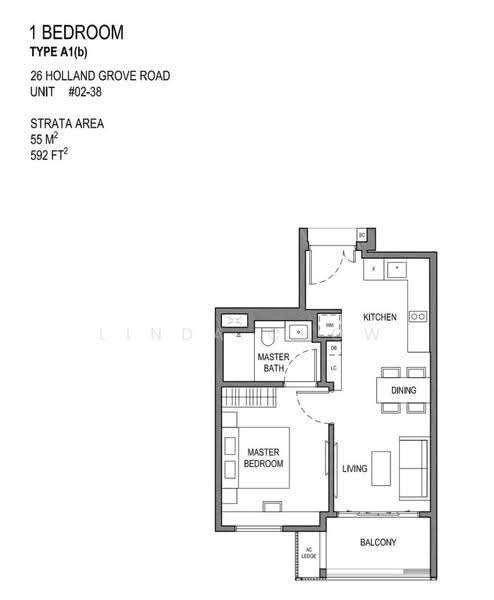 Parksuites, 26 Holland Grove Road, Tanglin / Holland / Bukit Timah, 1 Bedroom, 592 sqft, Condominium For Sale, by Linda Chow, 500306670 - PropertyGuru.com.sg