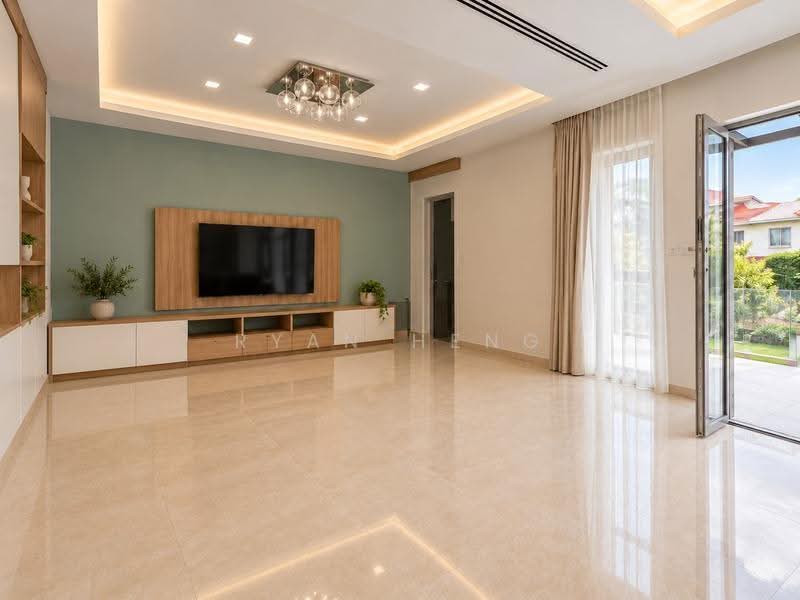 Beautifully Rebuilt Semi-D | 6 Ensuites | Private Lift & Basement | Fireworks View, Hougang / Punggol / Sengkang, 7 Bedrooms, 5,880 sqft, Semi-Detached House For Sale, by Ryan Heng, 500307479 - Living Room - PropertyGuru.com.sg