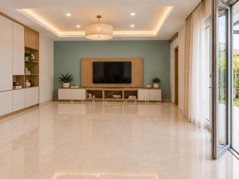 Rare 2.5-Sty Semi-D with Basement | 6 Ensuites | Lift | Fireworks View | TOP 2017, Hougang / Punggol / Sengkang, 7 Bedrooms, 5,880 sqft, Semi-Detached House For Sale, by Ryan Heng, 500307522 - Living Room - PropertyGuru.com.sg