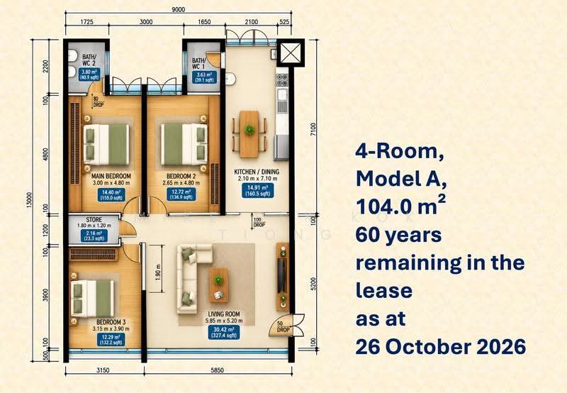 650 Hougang Avenue 8, 650 Hougang Avenue 8, Hougang / Punggol / Sengkang, 3 Bedrooms, 1,119 sqft, HDB Flat For Sale, by Mike Sek Kok Tiong, 500308586 - PropertyGuru.com.sg
