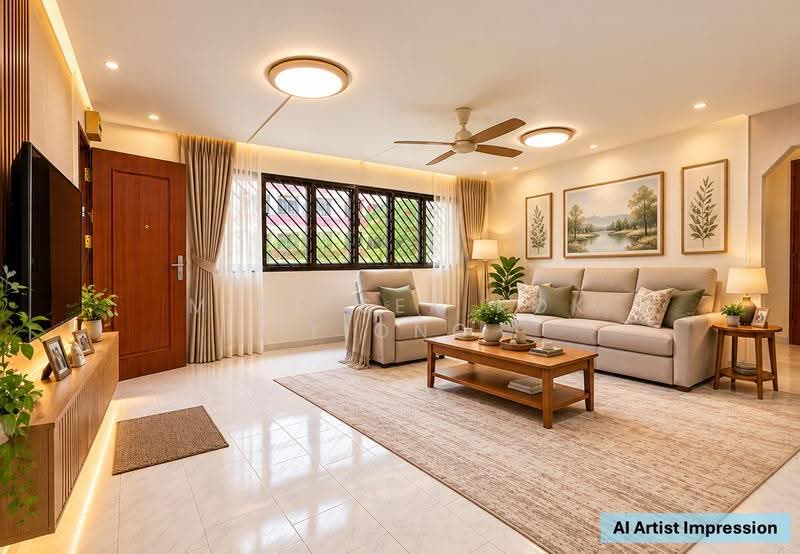 650 Hougang Avenue 8, 650 Hougang Avenue 8, Hougang / Punggol / Sengkang, 3 Bedrooms, 1,119 sqft, HDB Flat For Sale, by Mike Sek Kok Tiong, 500308586 - Living Room - PropertyGuru.com.sg