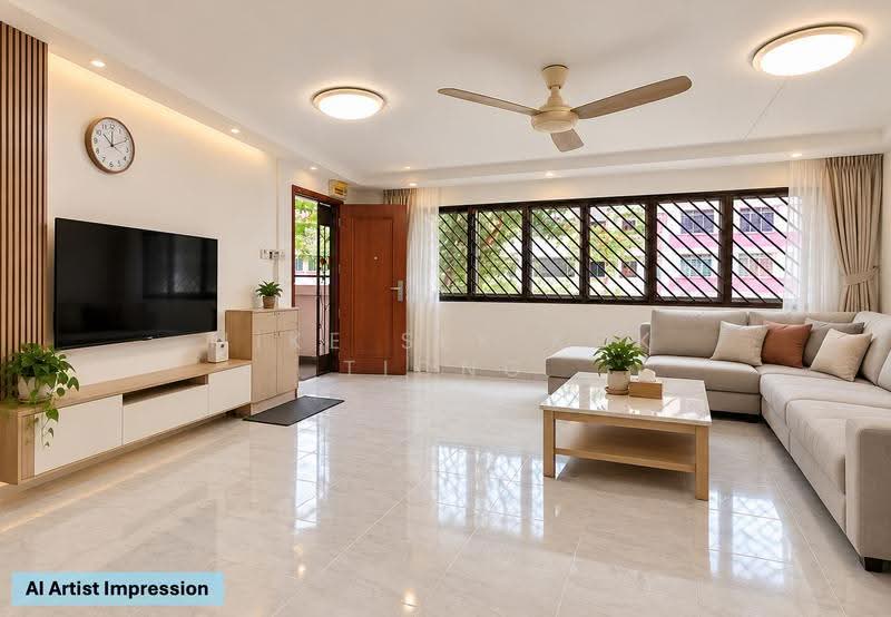650 Hougang Avenue 8, 650 Hougang Avenue 8, Hougang / Punggol / Sengkang, 3 Bedrooms, 1,119 sqft, HDB Flat For Sale, by Mike Sek Kok Tiong, 500308586 - Living Room - PropertyGuru.com.sg