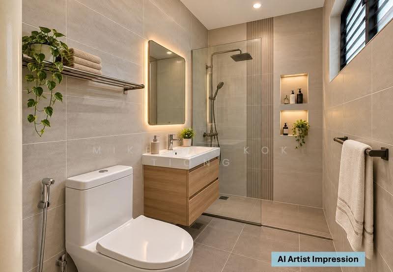 650 Hougang Avenue 8, 650 Hougang Avenue 8, Hougang / Punggol / Sengkang, 3 Bedrooms, 1,119 sqft, HDB Flat For Sale, by Mike Sek Kok Tiong, 500308586 - Bathroom - PropertyGuru.com.sg