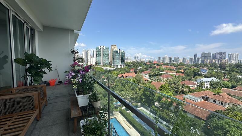 Overlooking landed houses