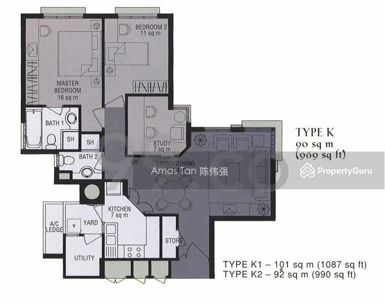 Parc Palais, 55 Hume Avenue, Clementi Park / Upper Bukit Timah, 2 Bedrooms, 985 sqft, Condominium For Rent, by Amos Tan 陈伟强, 5747075 - PropertyGuru.com.sg