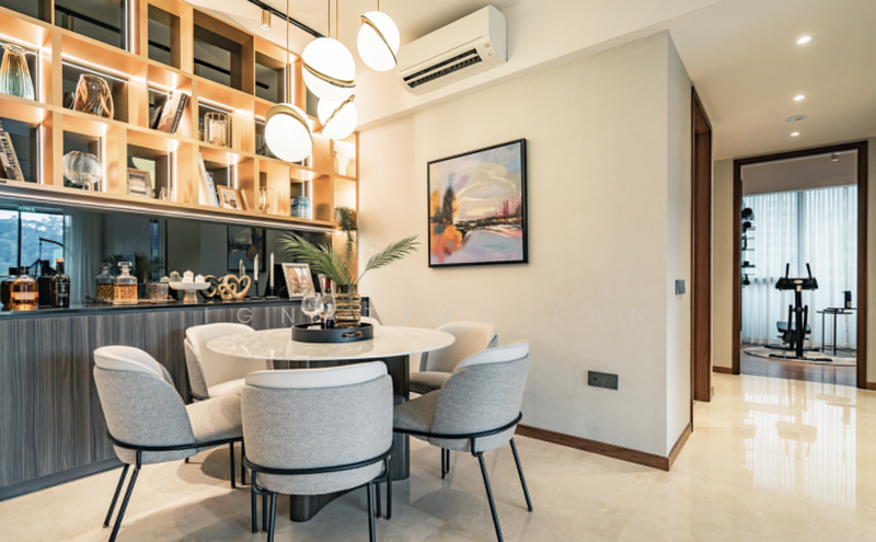 CanningHill Piers Condominium For Sale at S$ 3,999,999 | PropertyGuru Singapore - Dining Room
