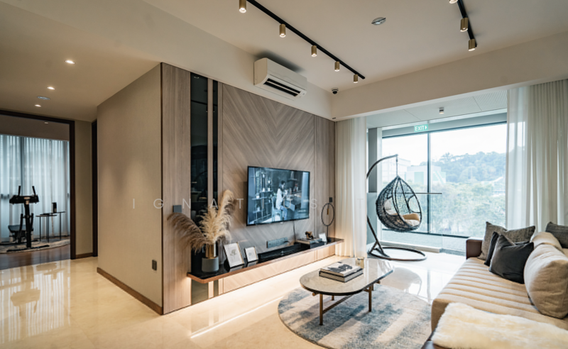 CanningHill Piers Condominium For Sale at S$ 3,999,999 | PropertyGuru Singapore - Living Room